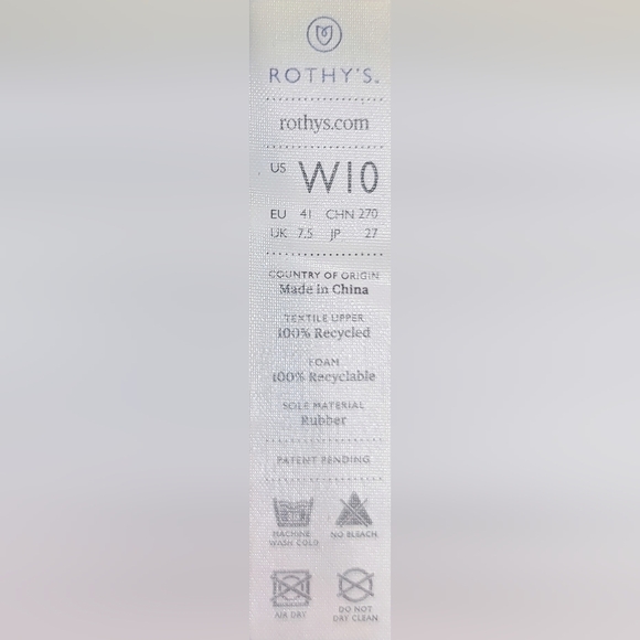 Rothy’s The Flat Calypso Slip On Shoes Retired Women's Size US 8.5, 9.5 - Picture 5 of 9